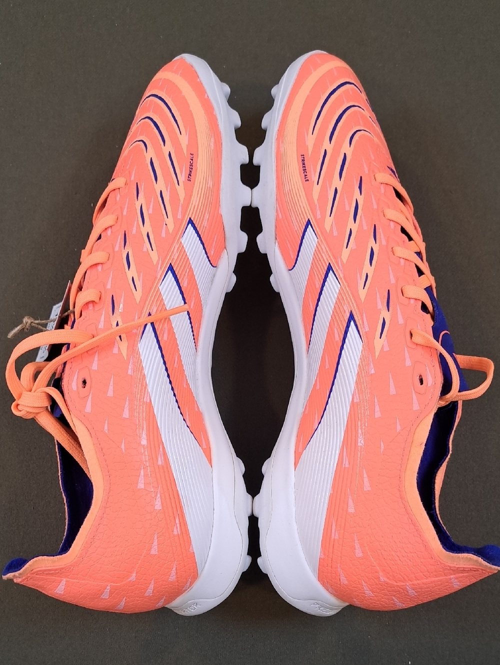 adidas Predator League TF Soccer  - Color: Coral/White/Orange - Size: Men 10.5 - Picture 7 of 11